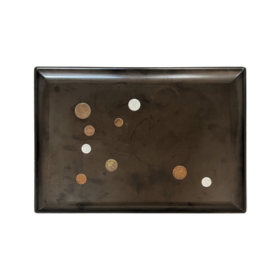 Vintage Couroc Coin Tray