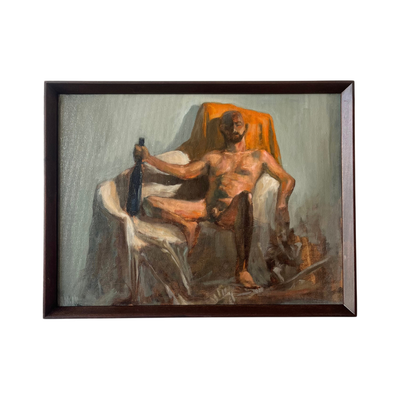 Jeff with His Bottle by Donald Robson