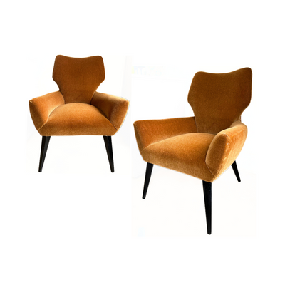Pair of 1950s Carlo Pagani Hall Chairs