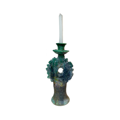 Tamegroute Pottery Candlestick